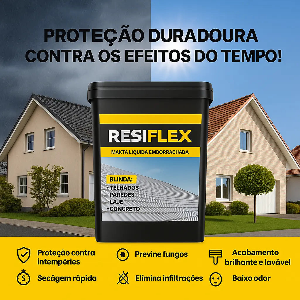 Manta Líquida Emborrachada 18kg Contra Infiltração E Chuva