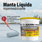 Garin - Borracha Líquida Impermeabilizante Flexível – Proteção Contra Infiltrações para Telhados, Lajes e Paredes