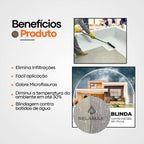 Garin - Borracha Líquida Impermeabilizante Flexível – Proteção Contra Infiltrações para Telhados, Lajes e Paredes
